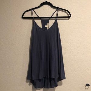 Express blue tank top (small/medium)